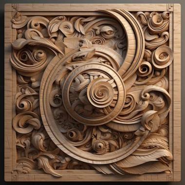 Patterns and decorations stl JAC J2 3 3d model